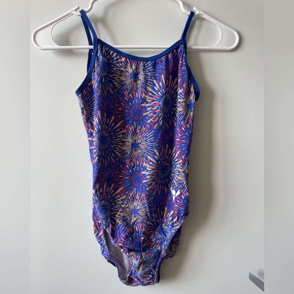 Salute Leotard: Golden Explosion Leotard